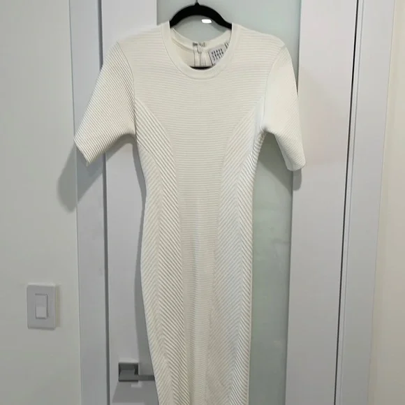 Herve Leger | Dresses | Herve Leger Paris White Dress | Poshmark